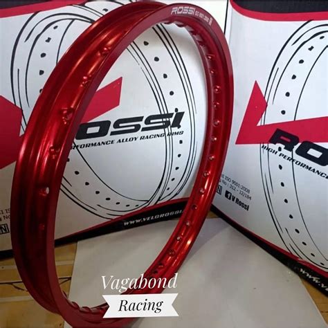 Jual Velg Rossi Ring Uk Warna Merah Satu Pcs