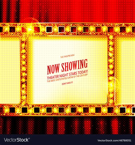 Cinema movie and photography 35mm film strip Vector Image