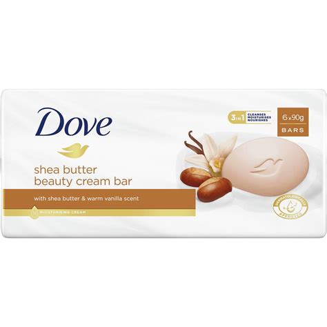 Dove Beauty Cream Bar Shea Butter 6 X 90 G Woolworths