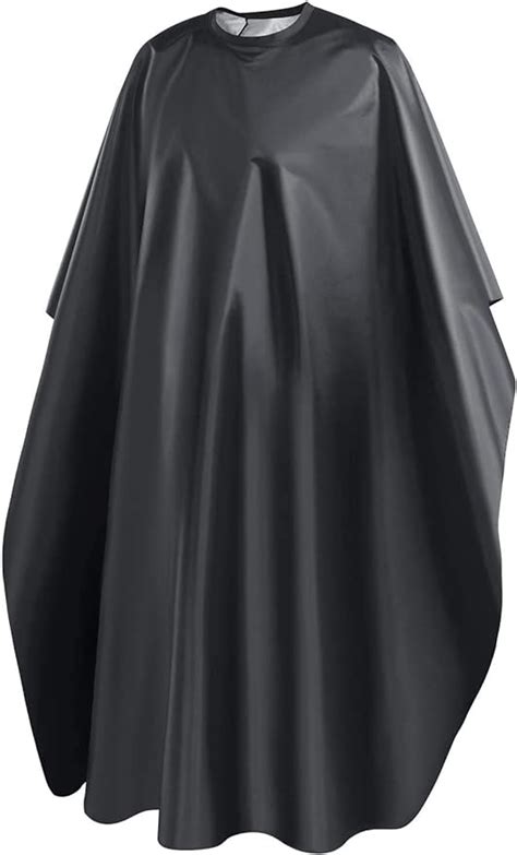 Uraqt Hairdressing Gown Barbers Cape Cutting Gowns Black Full Length