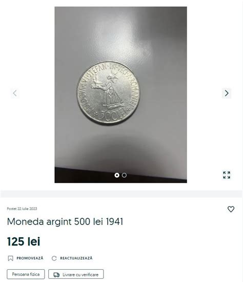 Tu Mai Ai A A Ceva Acas Pre Ul Ireal La Care Se Vinde O Moned Din