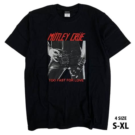 モトリークルー Motley Crue ロック バンドロゴ 半袖 バンドTシャツ メタル 洋楽 バンドTシャツ ロックファッション かっこ