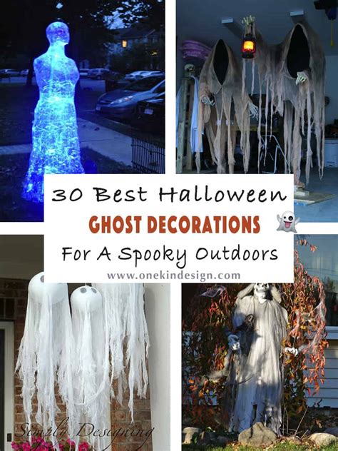 30 Best Halloween Ghost Decorations For A Spooky Outdoors