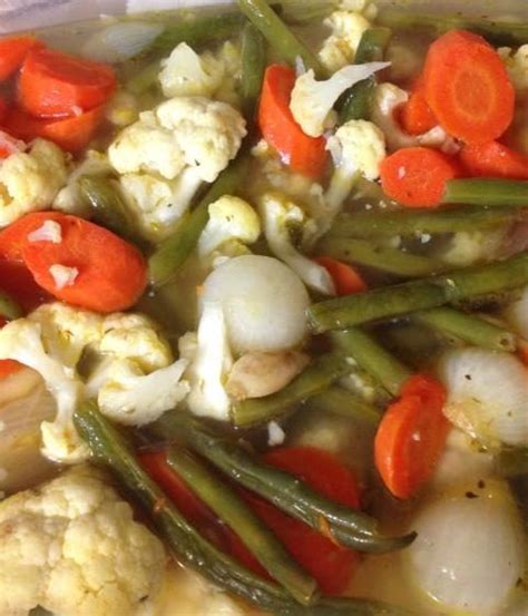 Escabeche De Coliflor Comida Salvadoreña Recetas Guatemaltecas