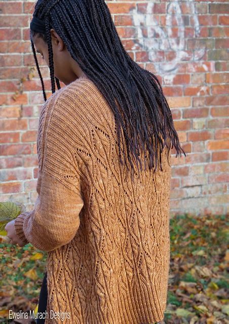 Ravelry Cinnamon Twists Cardigan Pattern By Ewelina Murach