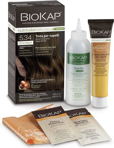 Biokap Nutricolor Delicato Rapid Tinta Capelli Senza Ammoniaca Che Rende I Capelli Morbidi