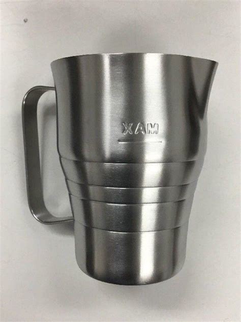 Starbucks Commercial 20 Oz Xam Stainless Steel Steaming Milk Frother Pitcher 1935313549