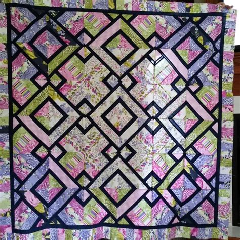 Amazing Jelly Roll Quilt With A Twist From 3 Dudes Quilting And Rob Appell Fabric Line Veranda