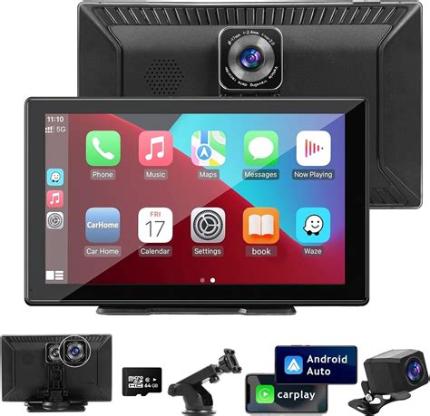 Pantalla T Ctil Inal Mbrica Apple Carplay Para Autom Vil Con C Mara De