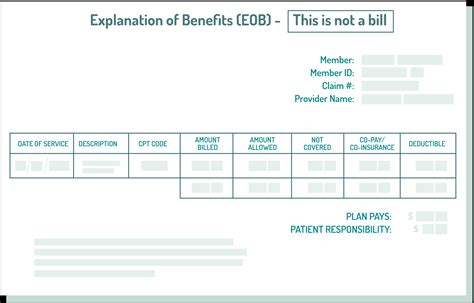 bill explanation  benefits form  health  voice