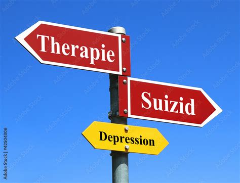 Therapie Oder Suizid Depression Stock Photo Adobe Stock