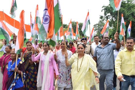 विधानसभा अध्यक्ष ने तिरंगा रैली का किया नेतृत्वराष्ट्रीय ध्वज फहराने