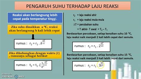 Soal Pengaruh Suhu Terhadap Laju Reaksi Youtube