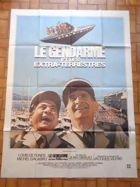 Le Gendarme Et Les Extra Terrestres Affiche Film X Vintage Louis