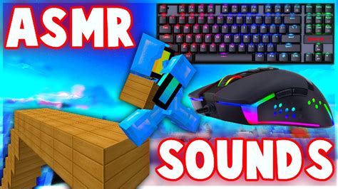 Handcam Asmr Keyboard Mouse Sounds Minecraft Skywars Youtube