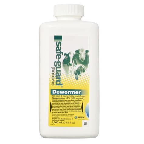 Merck Safe Guard Dewormer Suspension For Beef Dairy Cattle And Goats Dandd Feed And Supply