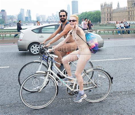 The Word Naked Bike Ride London Westminster Bridge London Great