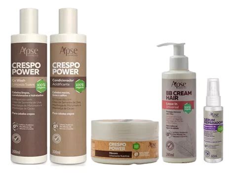 Apse Crespo Power Co Wash E Cond E Másc Bb Cream Sérum MercadoLivre