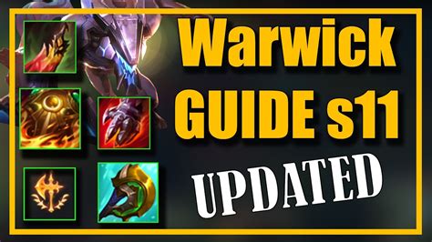 Rank 1 Warwick Jungle Guide Season 11 Setup Builds And Gameplay