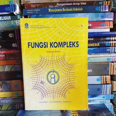 Jual Buku Materi Pokok Fungsi Kompleks Ut Buku Universitas Terbuka