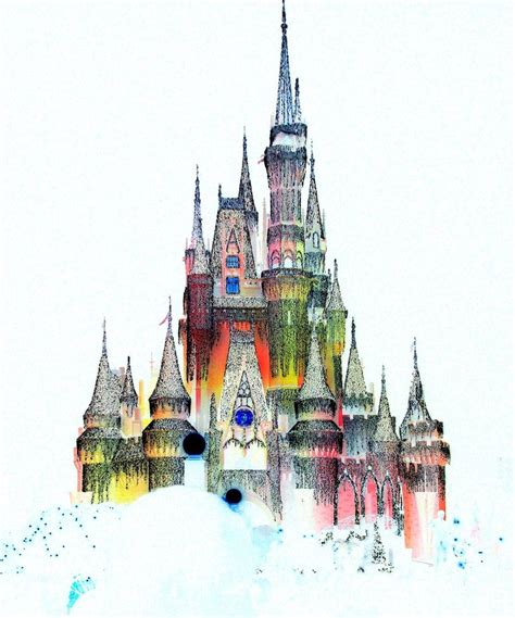 Disney Castle Drawing at GetDrawings | Free download