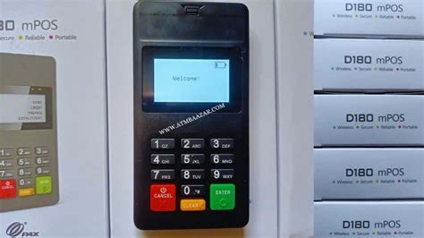 Pax D180 C Pin Pad Mpos Micro Atm Firmware Version 508 Plastic