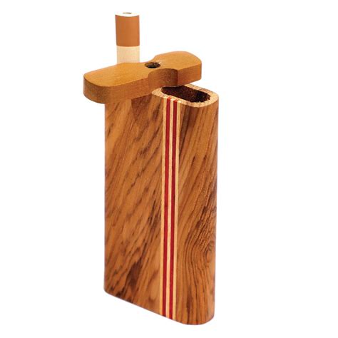 Striped Light Wood Dugout Wooden Travel Pipes Pulsar Pulsar