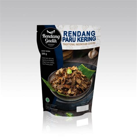 Jual Rendang Gadih Rendang Paru Sapi Kering Indonesia Shopee Indonesia