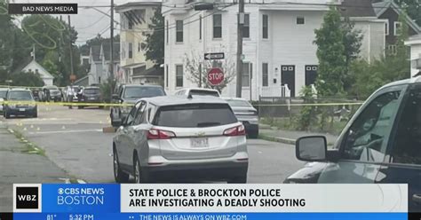 1 Killed 2 Hurt During Brockton Shooting Cbs Boston