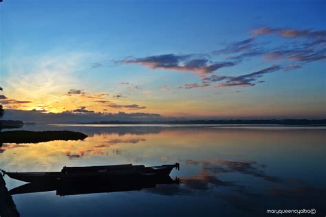 Salida y puesta de sol de Candaba Bird Sanctuary, Candaba, Pampanga, Filipinas