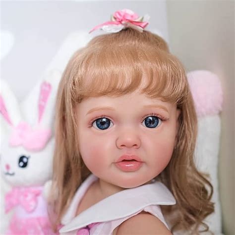 Lonian Inch Cm Full Silicone Body Handmade Reborn Baby Girl Doll