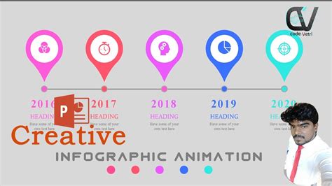 Part Animated Powerpoint Infographic Slide Design Tutorial Tamil