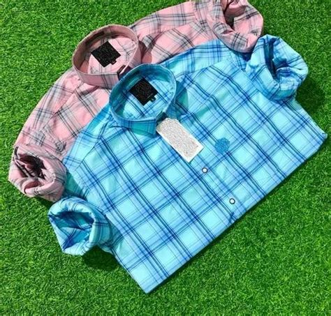 Checks Cotton Mens Shirts Full Sleeves Casual Wear At Rs 260 In Ludhiana