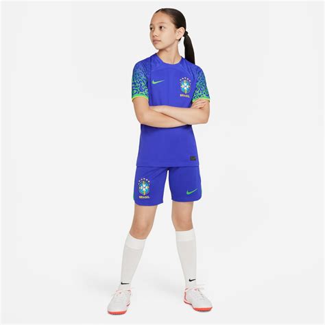 Camisa Nike Brasil Ii Torcedor Pro Infantil Nike