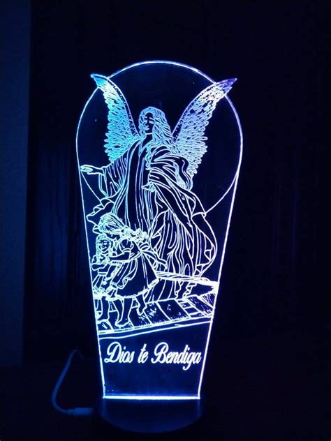 Angel Night Led Lamp Guardian Angel Light Personalized Free Led