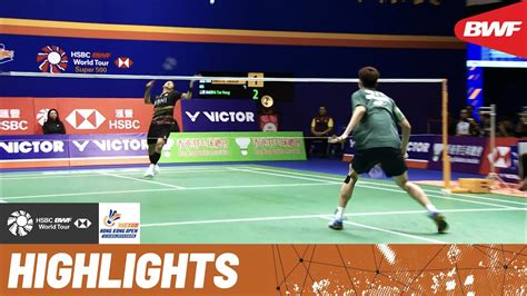 2023 Hong Kong Open Semifinals Highlights Jonatan Christie Vs Ng Tze