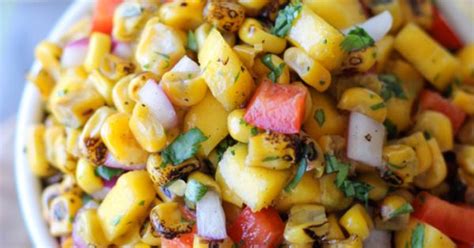 Grilled Corn Mango Salsa Recipe Salsa Mango And Mango Salsa