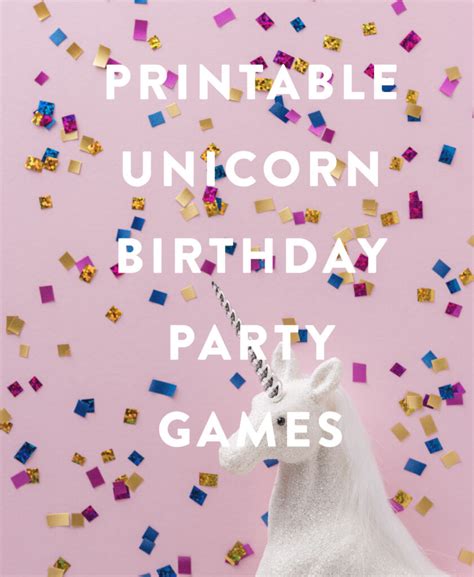 31 Fun Unicorn Party Games - Fun Party Pop