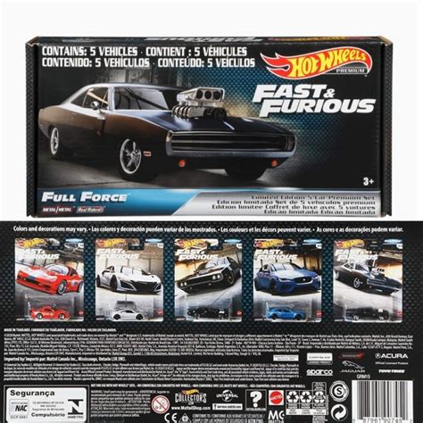 Misb Hot Wheels Fast Furious Limited Edition Premium Cars Box Set