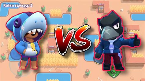 Leon Vs Crow Hangİsİ Daha GÜÇlÜ Brawl Stars Youtube