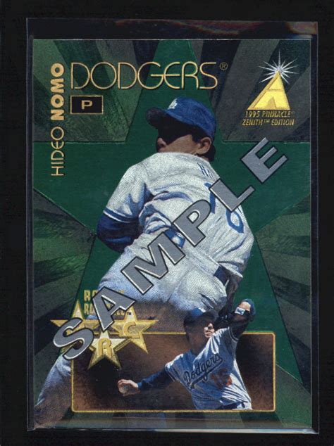 Hideo Nomo Pinnacle Zenith Rookie Roll Call Rc Promo Sample Af