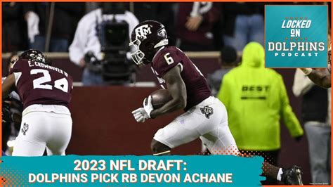 Miami Dolphins Select RB Devon Achane With 84th Pick In 2023 NFL Draft