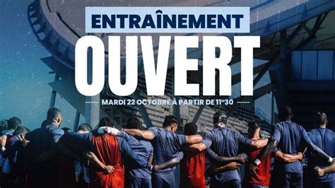 22 OCTOBRE ENTRAÎNEMENT OUVERT AU STADE ÉRIC BÉCHU Montpellier