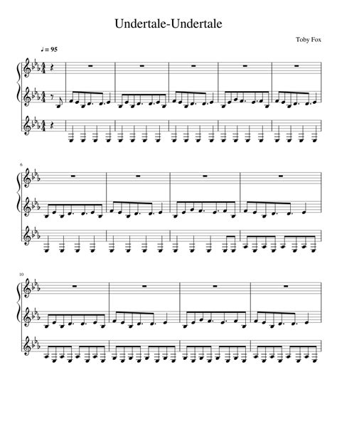 Undertale Undertale Sheet Music For Piano Download Free In Pdf Or Midi