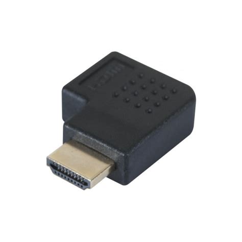 Adaptador HDMI Macho A Hembra Codo Plano 270 Modelo A