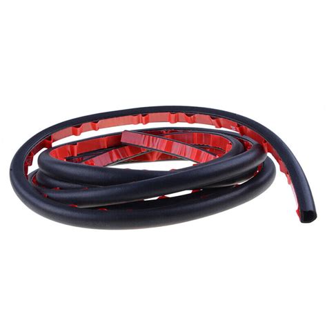 13Ft D Shape Rubber Car Door Seal Strip Hollow Edge Guard Weatherstrip