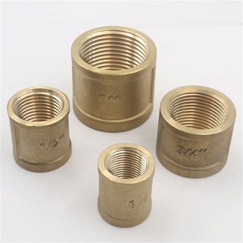 Brass Straight Female Thread Socket Tube Pipe Fitting China Hose Connector And Coupling