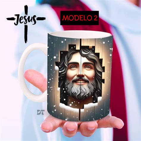 Caneca Personalizada Jesus Cristo Efeito D Crist F Elo