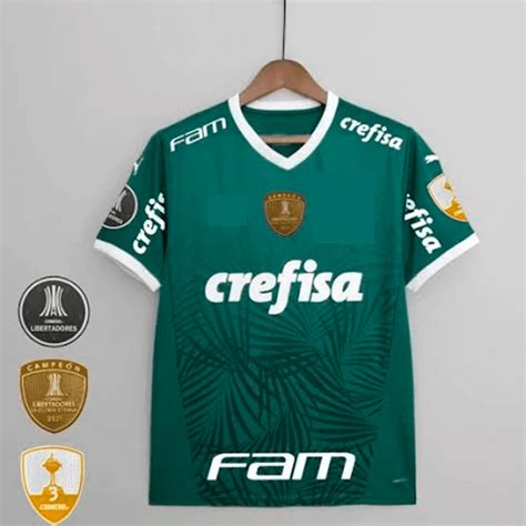 Camisa Palmeiras Home Patch Libertadores Fortal Importadora