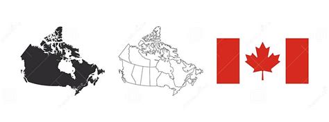 Canada Map Territorial Map Of Canada Canadian Flag Provinces And